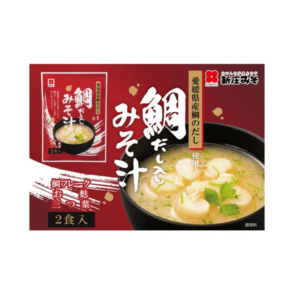 Instant Miso Soup with Sea Bream Broth 2 Servings - 37.4g