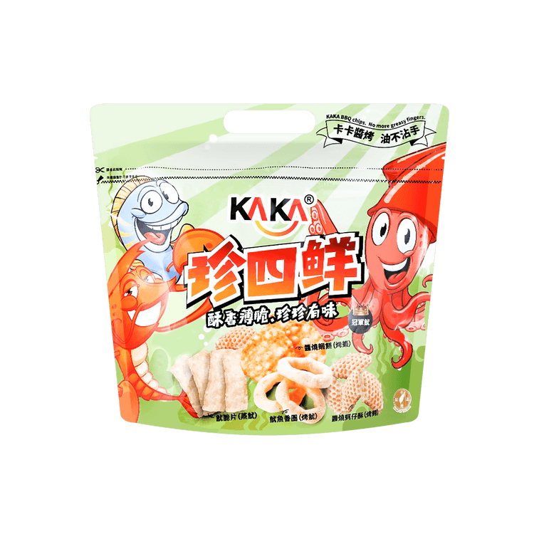 KAKA Mixed Squid Flavor Crackers - 120g