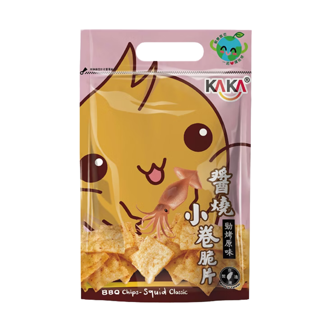 KAKA BBQ Squid Chips - 80g