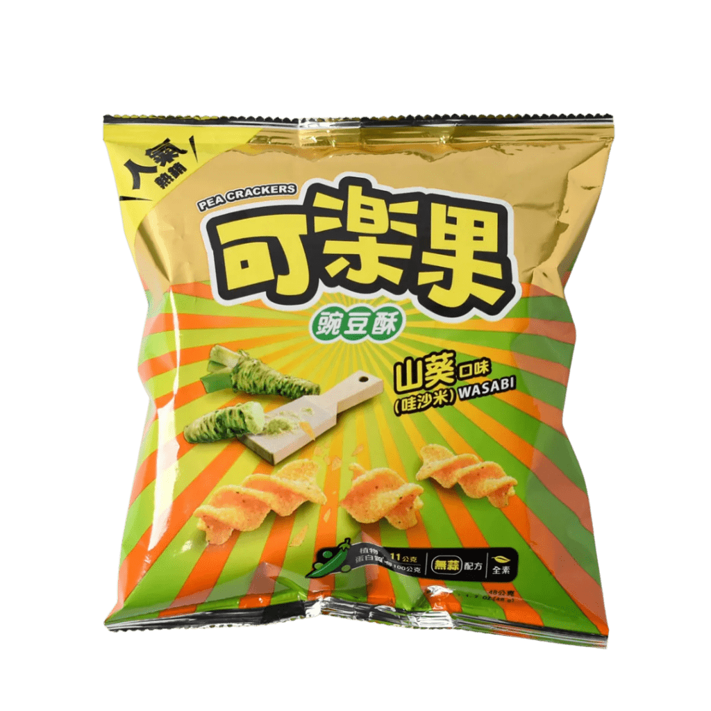 Koloko Pea Crackers Wasabi Flavor - 48g