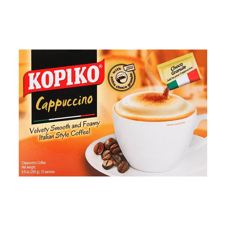KOPIKO 卡布奇諾咖啡 即溶咖啡沖飲粉- 25g x 10包