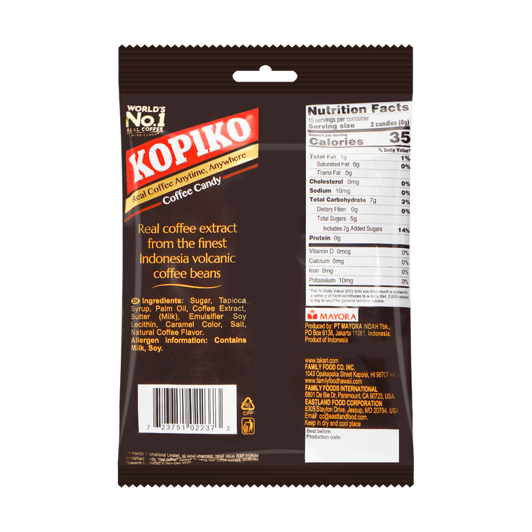 KOPIKO 香濃咖啡糖 - 120g