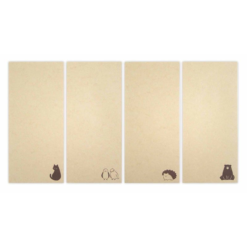 Kraft Envelopes Long No.4 – Animal Design 12pcs (Pack of 4)