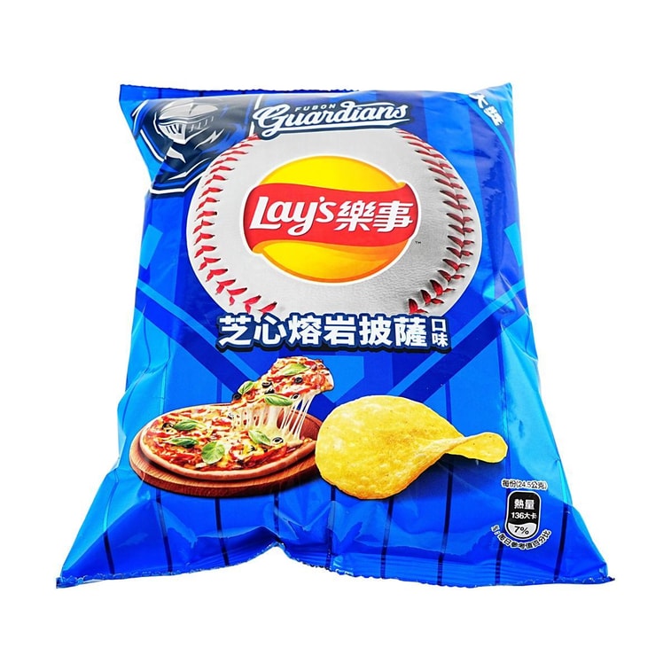 Lay's Cheesy Lava Pizza Flavor Potato Chips - 49g