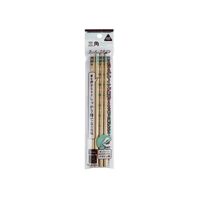 Livista Triangular Pencil 4B Set of 4