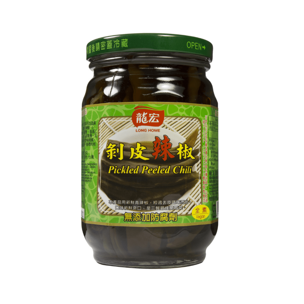 Long Home Pickled Peeled Chili - 420g