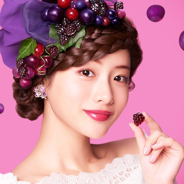 明治 果汁QQ軟糖 葡萄口味 - 54g