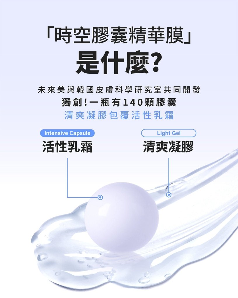 未來美 補水時空膠囊精華膜 - 80ml