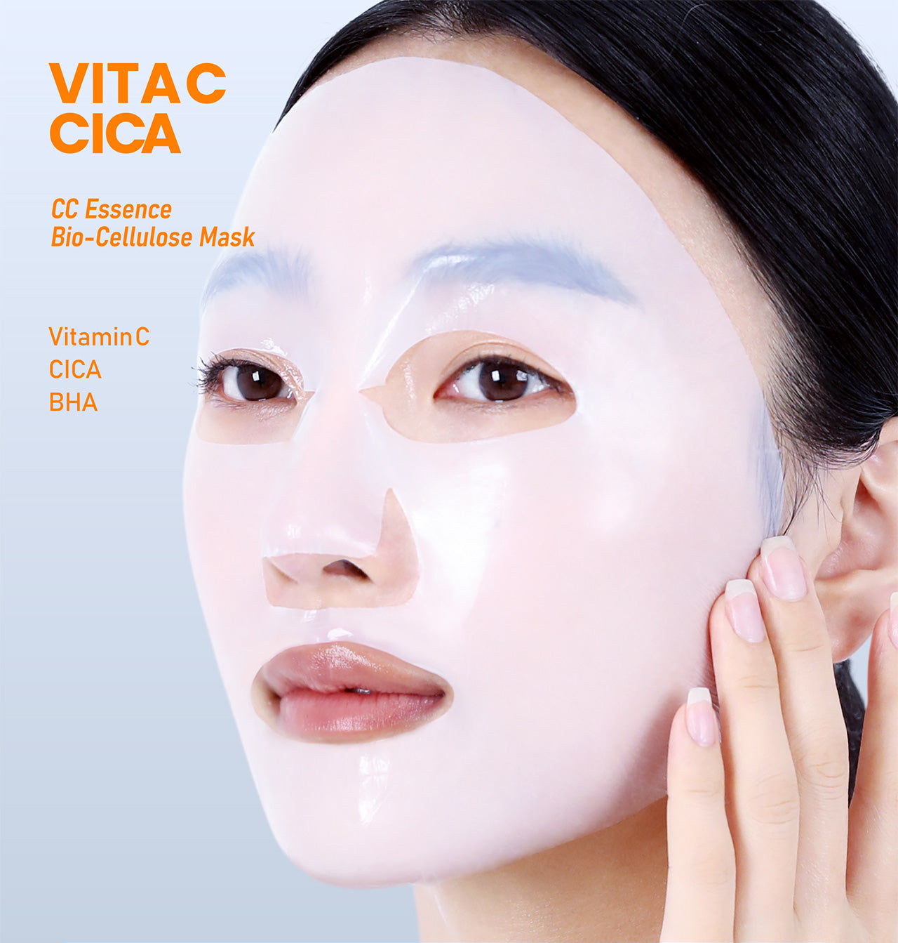 MIRAE VITA C CICA CC Essence Bio-Cellulose Mask - 3 Pack