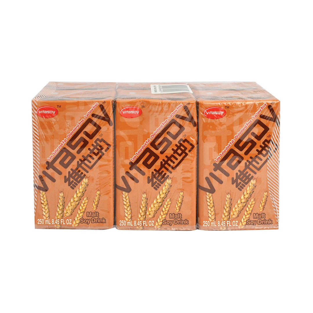 維他奶麥精豆奶 - 250ml x 6包