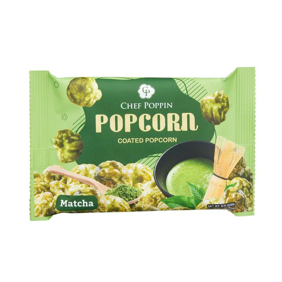 Chef Poppin 靜岡抹茶風味 精品糖衣爆米花 - 20g        