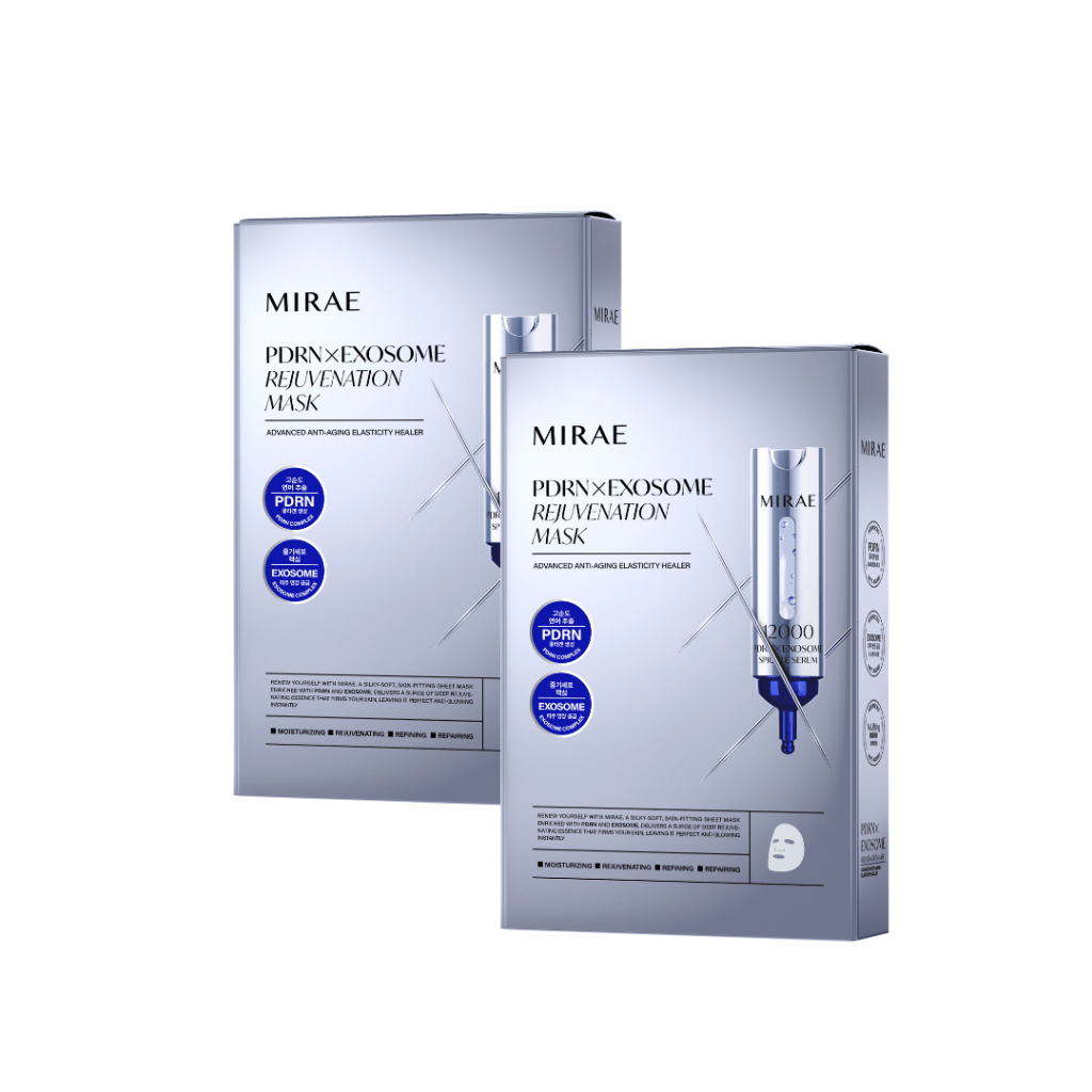 【Radiance Revival 1+1】MIRAE PDRN X Exosome Rejuvenation Mask - 2 x 3 pack
