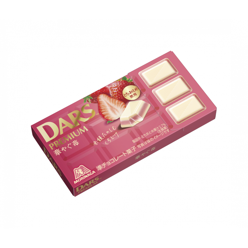 Morinaga & Co. DARS Premium Blooming Strawberry Flavor - 46g