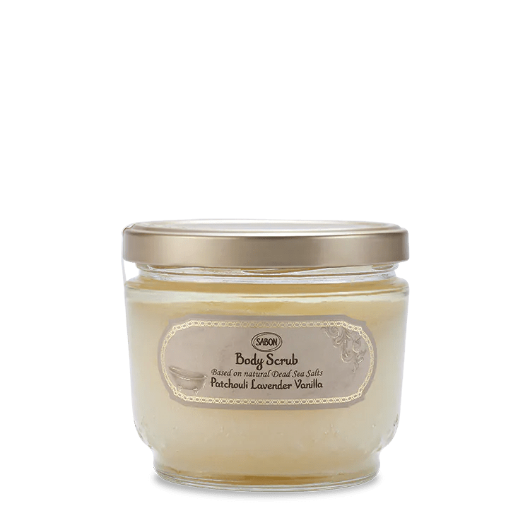 SABON Body Scrub Patchouli Lavender Vanilla (NEW) - 600g
