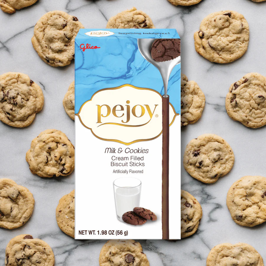 Glico Pejoy Milk and Cookie Biscuit Sticks - 56g