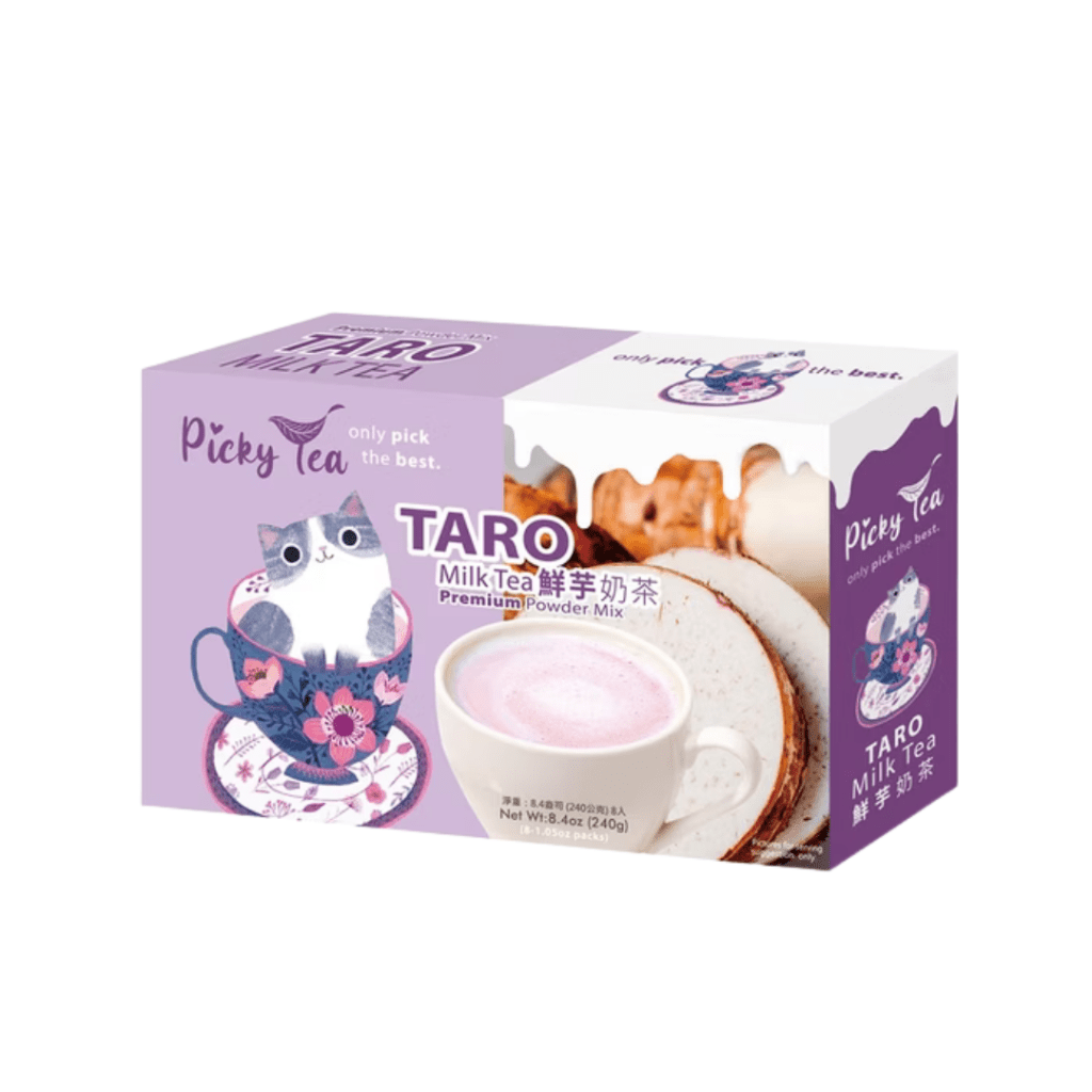 Picky Tea Taro Milk Tea Powder Mix - 30g x 8 Pack