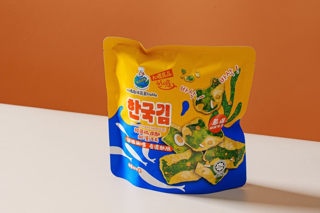 Dama Standing Pouch Dama Seaweed (Salted Egg Flavor) - 45g