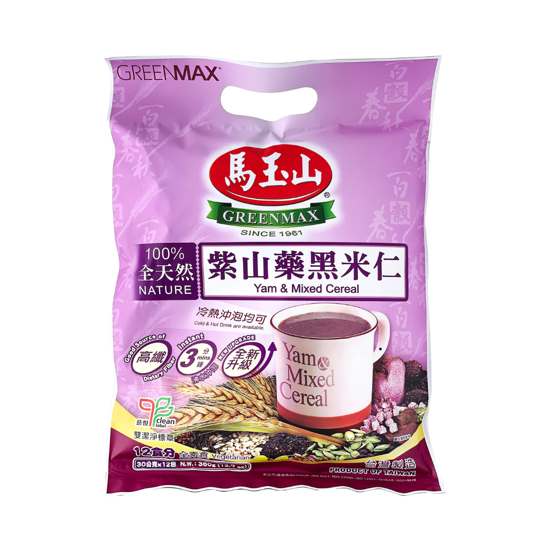 馬玉山紫山藥黑米仁 - 30g x 12包