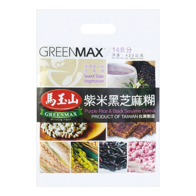 馬玉山紫米黑芝麻糊 - 30g x 14包