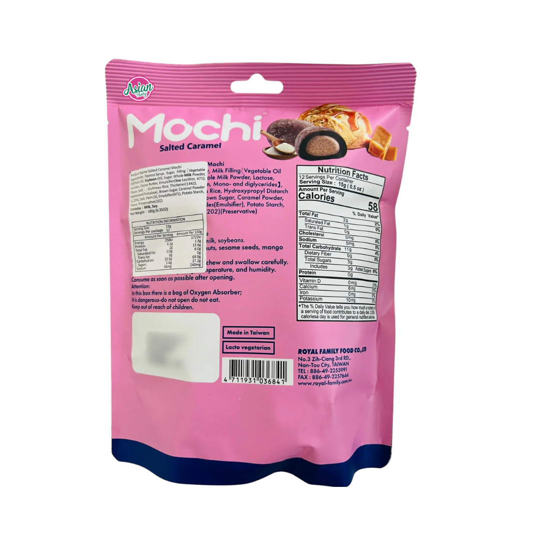 Royal Family Salted Caramel Mochi - 180g