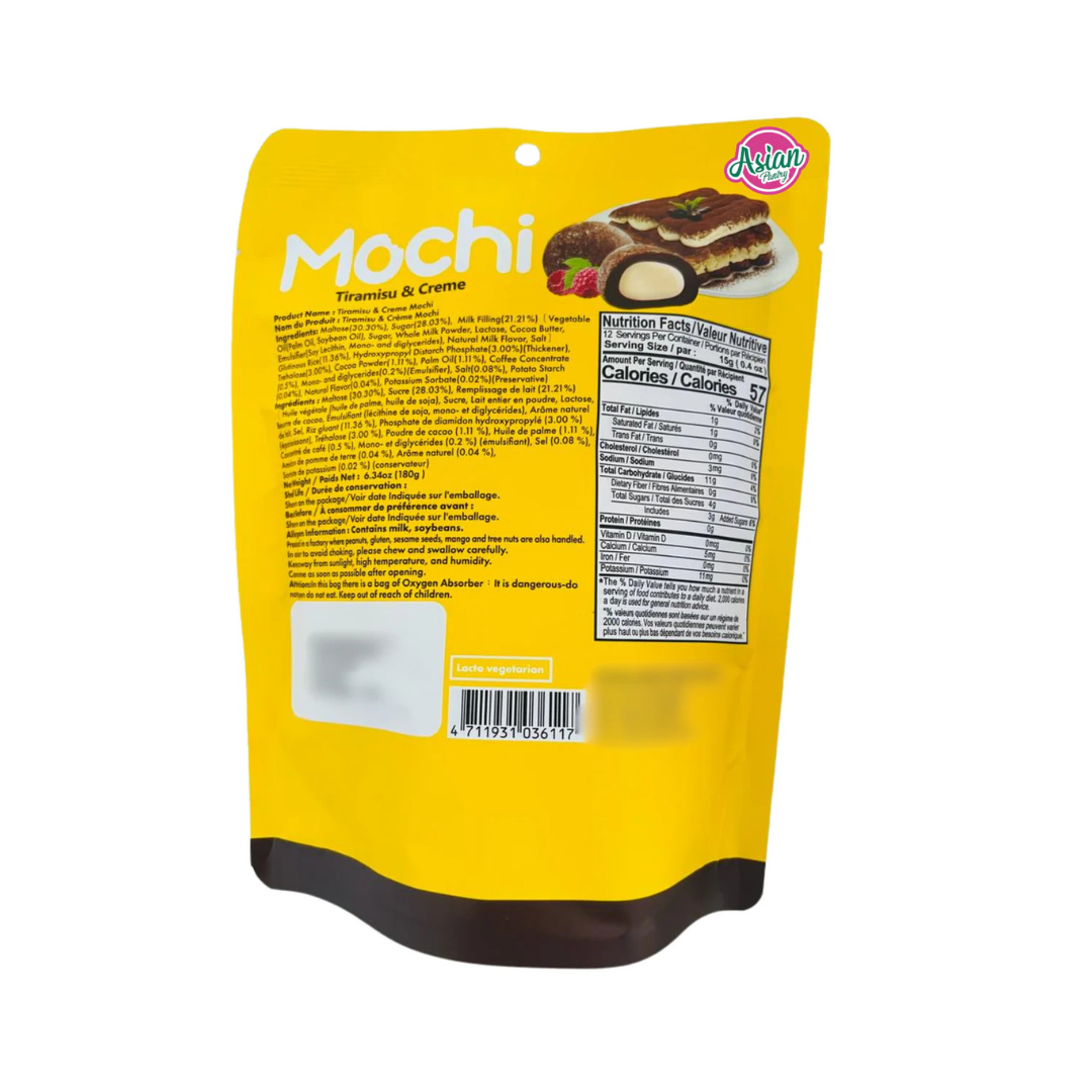 Royal Family Tiramisu Creme Mochi - 180g