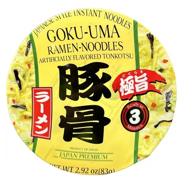 SK Instant Noodle Cup Goku-Uma Tonkotsu Flavor - 82g