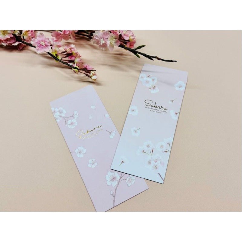 Sakura Long Envelopes 6pcs