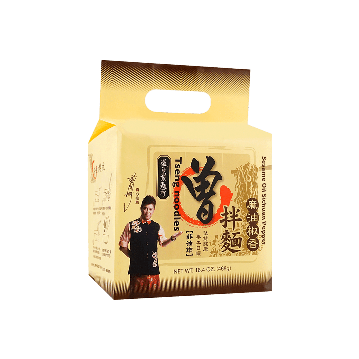 曾拌麵麻油椒香 (4包) - 468g