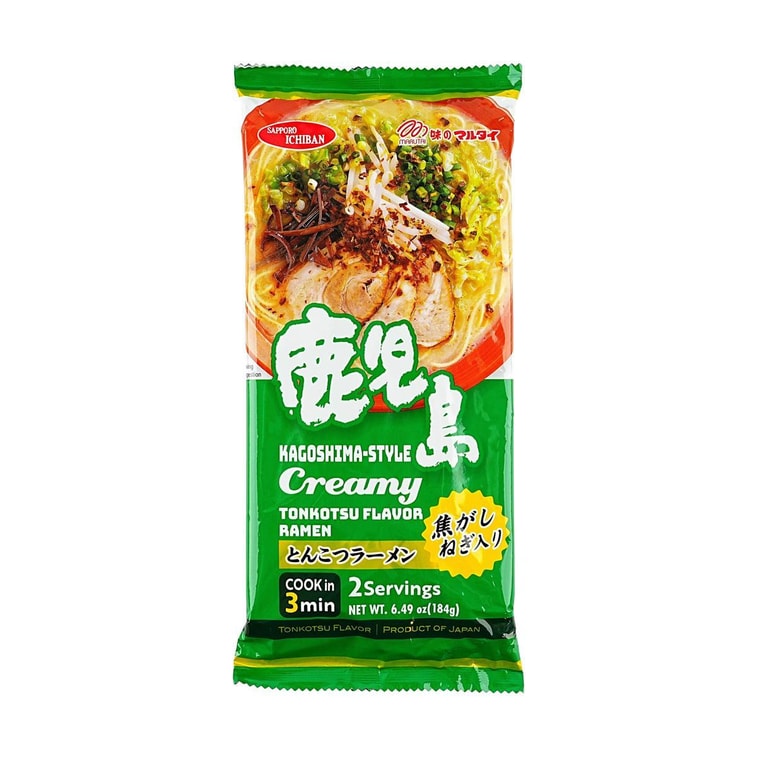 Sapporo Ichiban Kagoshima-Style Tonkotsu Ramen - 184g