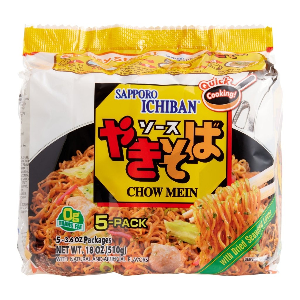 Sapporo Ichiban Sapporo Ichiban Yakisoba Noodle 102g x 5 Pack