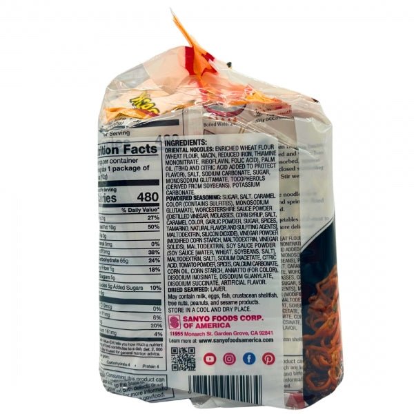 Sapporo Ichiban Sapporo Ichiban Yakisoba Noodle 102g x 5 Pack, additional package view 4