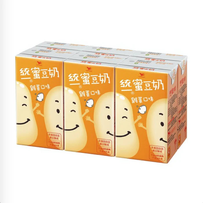 Uni-President Soya Milk Egg Flavor - 250ml x 6 Pack
