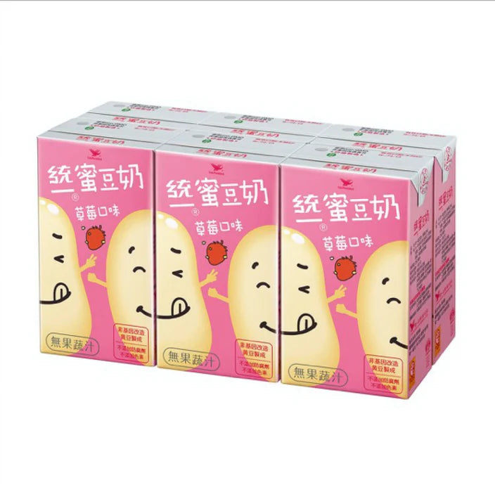 ユニプレジデント 豆乳 ストロベリー味 250ml×6本パック