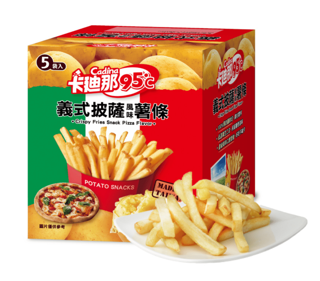 卡迪那 95度C薯条 意式披萨风味 - 18g x 5包