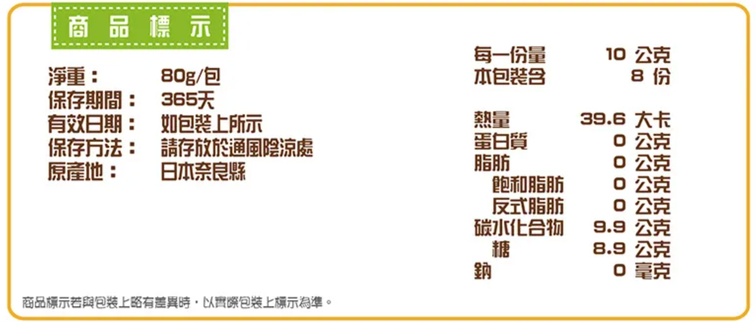 黃金糖 - 80g 