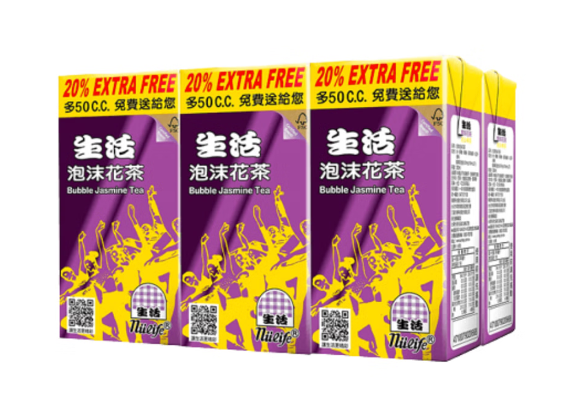 生活泡沫花茶 - 300ml x 6包