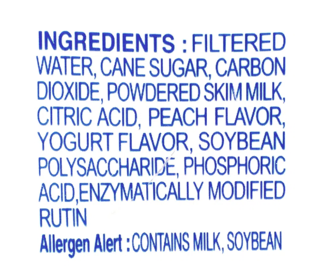 Lotte Milkis Peach Flavor - 250ml x 6 Pack