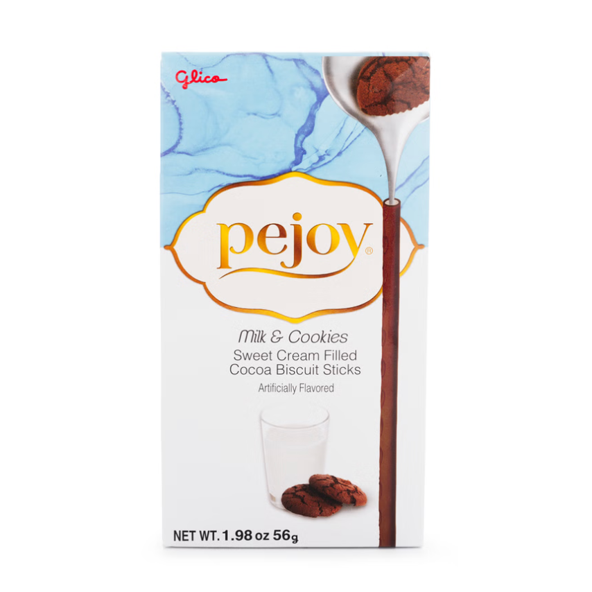 Glico Pejoy Milk and Cookie Biscuit Sticks - 56g