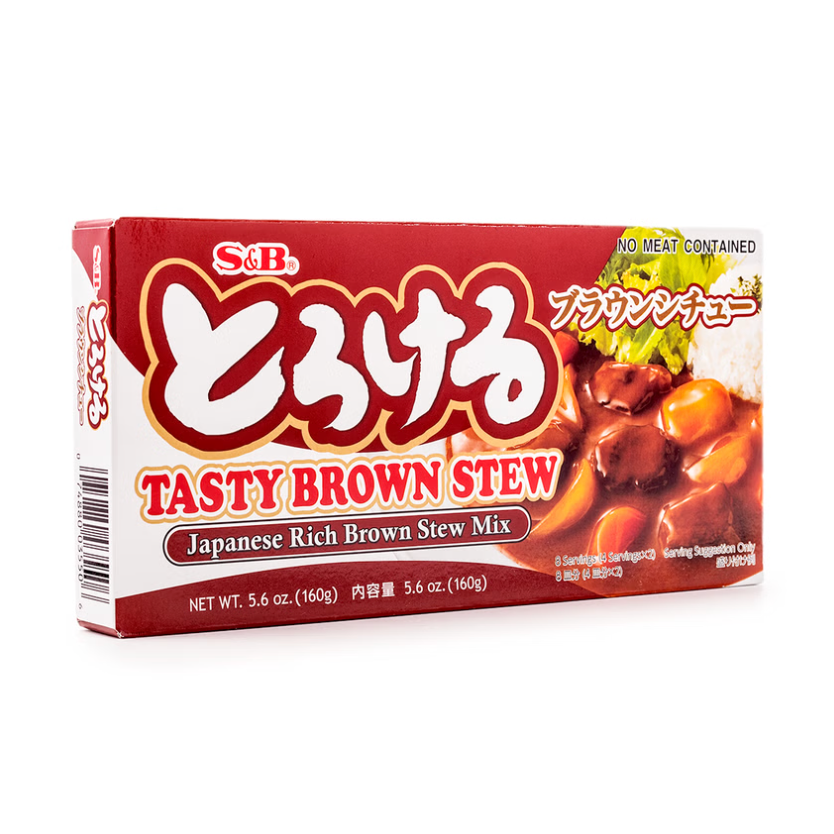S&B Torokeru Japanese Rich Brown Stew Mix - 160g