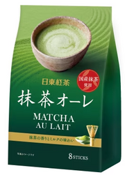 Nitto Black Tea Matcha Latte - 12g x 8 Pack