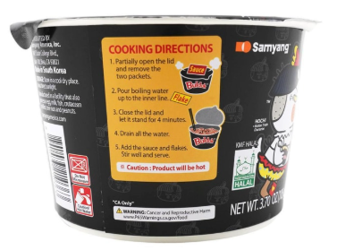 Samyang Hot Chicken Buldak Ramen Big Bowl - 115g