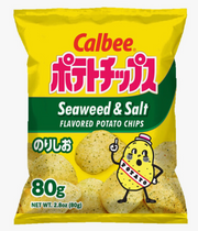 Calbee Potato Chips Salt & Seaweed - 80g