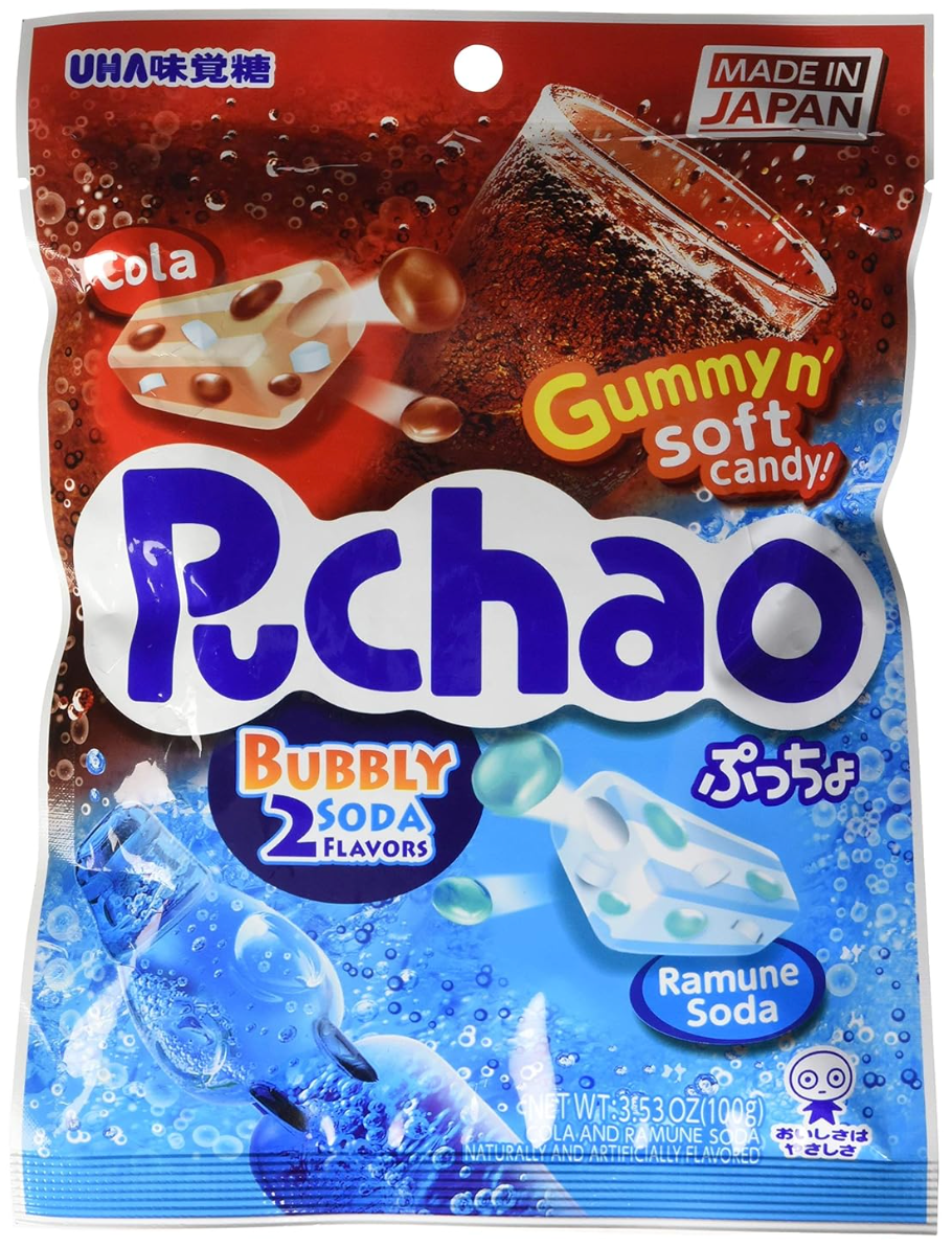 UHA Puchao Cola & Soda - 100g