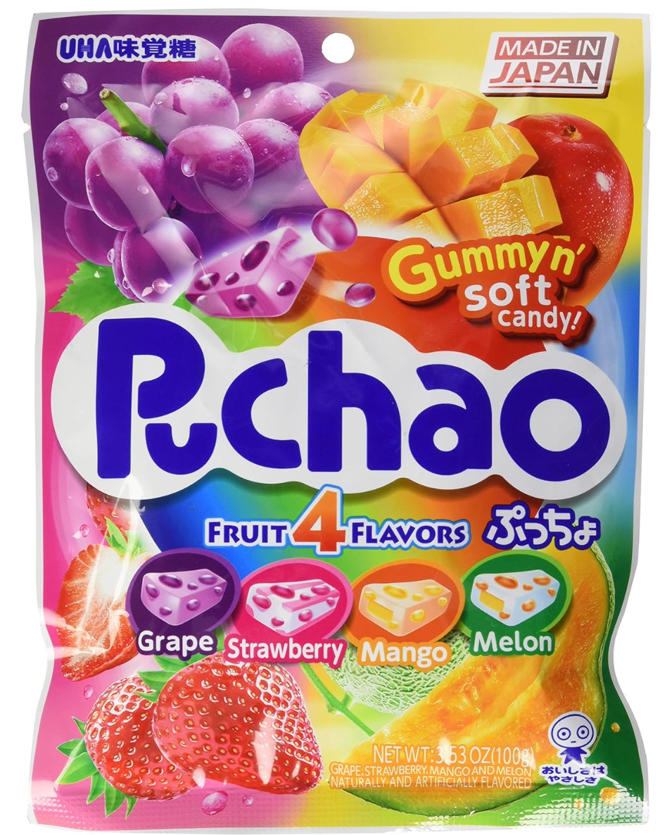 UHA Puchao Fruit 4 Flavors - 100g