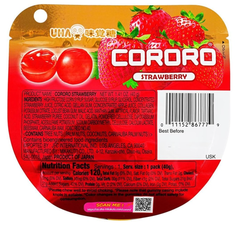 UHA Cororo Strawberry - 40g