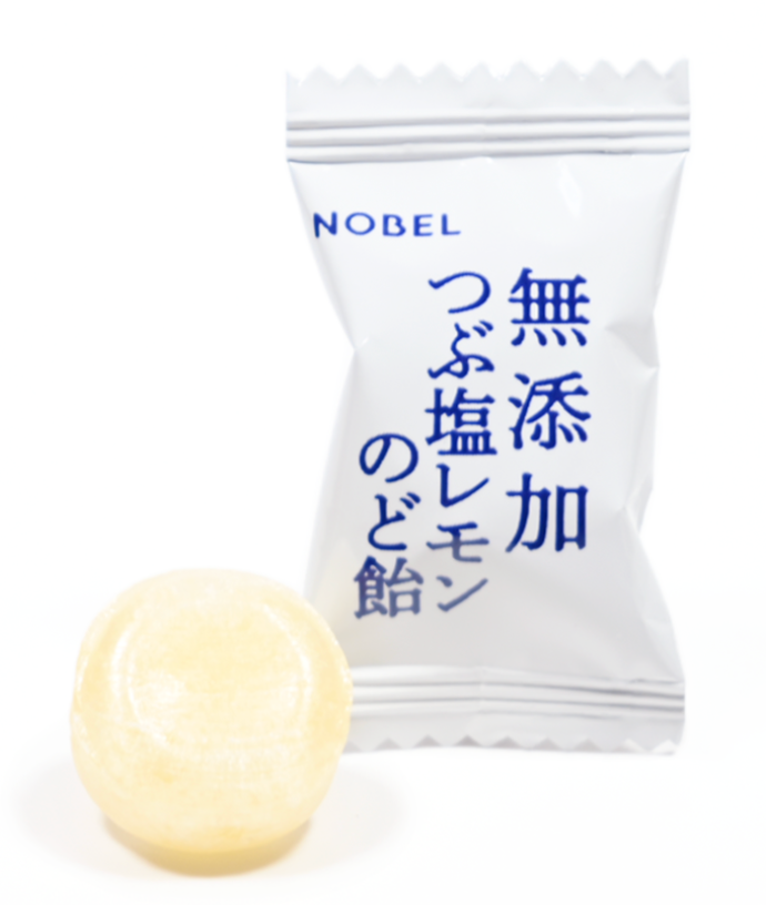 Nobel Additive-Free Crushed Salt Lemon Throat Candy - 90g