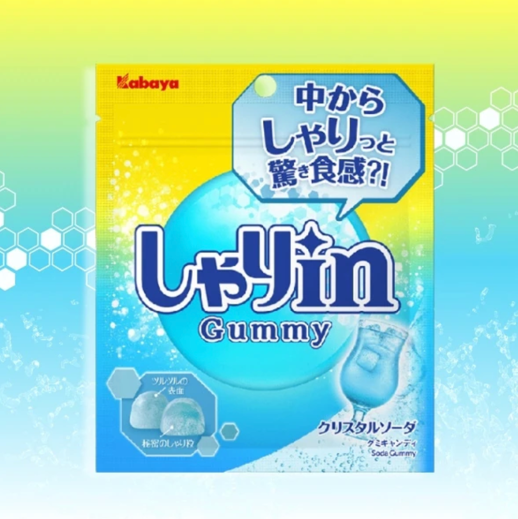 Kabaya Shari-in Gummy Crystal Soda - 52g