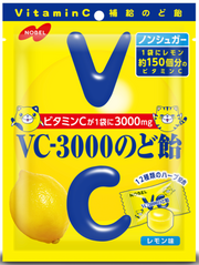 Nobel VC-3000 Throat Lozenges - Lemon Flavor - 90g