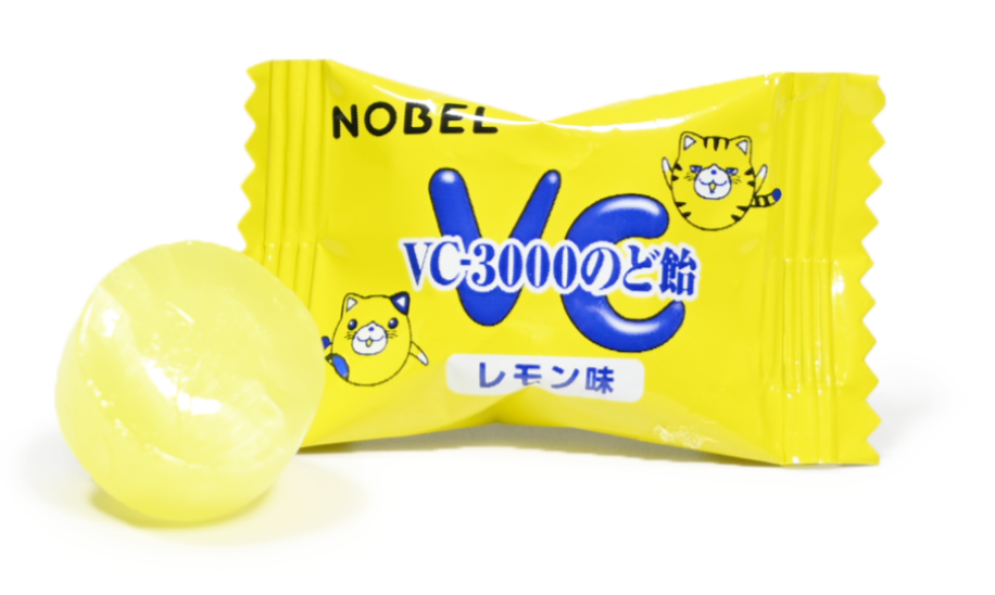 Nobel VC-3000 Throat Lozenges - Lemon Flavor - 90g