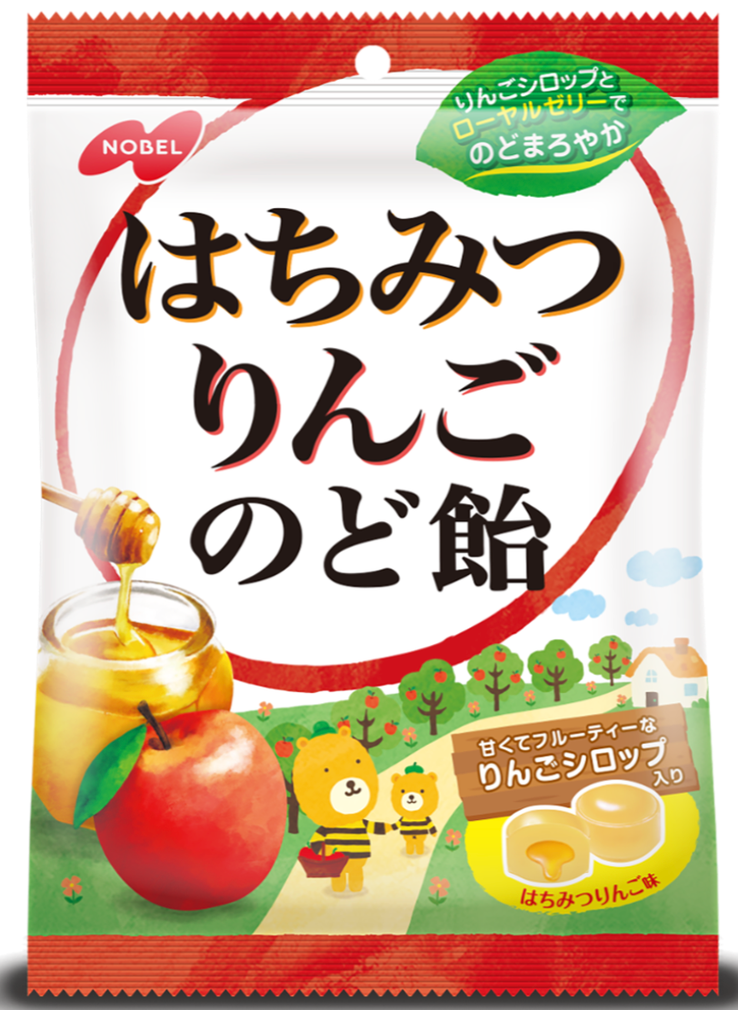Nobel Honey Apple Throat Lozenges - 110g